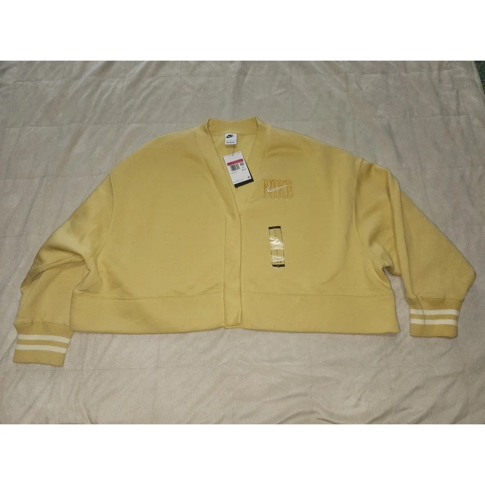 NWT Nike Sportswear Phoenix Fleece Women's Cardigan Size Large Cropped Oversized